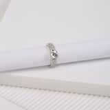 Zilveren ring met zirkonia