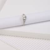 Zilveren ring met zirkonia