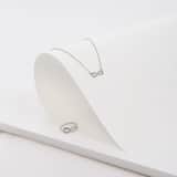 Zilveren ketting&hanger infinity met zirkonia