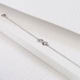 Zilveren armband infinity met zirkonia