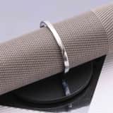 Bangle-Armreif aus Edelstahl, 5 mm