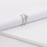 Ring aus 925 Silber, 2-teilig, mit Zirkonia