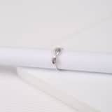 Ring, 925 Silber, Infinity mit Zirkonia