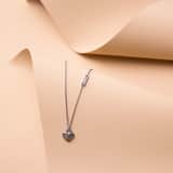 Guess stainless steel ketting hanger hart logo