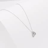 Kette, 925 Silber, Blatt mit Zirkonia