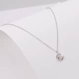 Kette, 925 Silber, mit Anhänger, Kreise