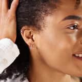 Zilveren earcuff dubbel voor dames
