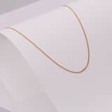  Zilveren goldplated basis ketting voor dames