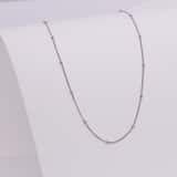 Zilveren ketting bolletjes Mix&Match