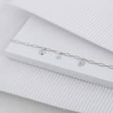 Armband mit Anhänger, 925 Silber, Travel