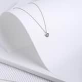 Kette, 925 Silber, mit Herz-Anhänger