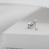 Ohrstecker, 925 Silber, Schlüssel