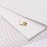 Zilveren goldplated oorbelhangers met zirkonia voor dames