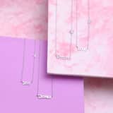 Zilveren ketting moon-dream