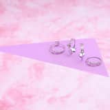 Zilveren ring star