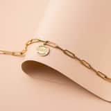 Guess stainless steel goldplated closed forever armband