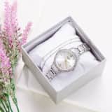 Regal Set Damenarmbanduhr bicolor mit Armbändern RG3040-01