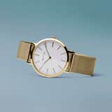 Bering Dames Horloge goudkleurig 14134-331
