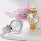 Regal Collection Damenarmbanduhr mit doppeltem Armband