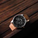 Marlow Miller chronograaf horloge met leren band
