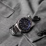 Marlow Miller chronograaf horloge stainless steel band