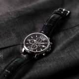 Marlow Miller chronograaf horloge met leren band