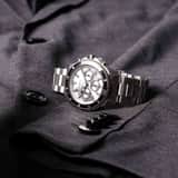 Marlow Miller Chronograf Armbanduhr mit Edelstahlarmband