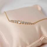 Zilveren armband met zirkonia