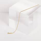 Zilveren goldplated schakelarmband voor dames