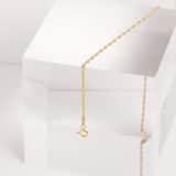Armband, 925 Silber, vergoldet, Drehoptik