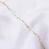 Vergoldetes Armband aus 925 Silber Closed forever 3 mm
