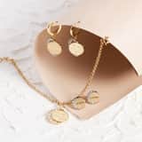 Guess Ohrstecker aus vergoldetem Edelstahl MOON PHASES