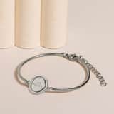 Stainless steel armband met I am enough