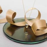 9 karaat ketting met hanger hart voor dames