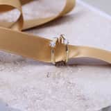 Geelgouden solitair ring met diamant (0,08ct.)
