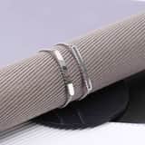 Gerecycleerd stainless steel plaatarmband