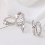 Ring, 925 Silber, mit Zirkonia