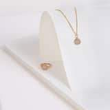 Ring aus 925 Silber, gold, Edelstein Rosenquarz