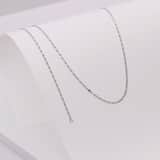 Gerecycled zilveren ketting fantasie voor dames