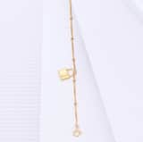 Zilveren goldplated hanger voor dames