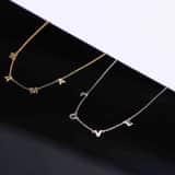 Zilveren ketting LOVE