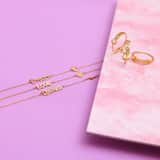Armband, 925 Silber, vergoldet, Moon-Dream
