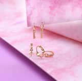 Ring, 925 Silber, vergoldet, Moon-Dream