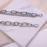 Armband, Edelstahl, Cossette