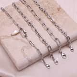 Gerecycled stainless steel armband Modeste