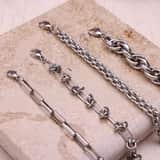 Gerecycled stainless steel armband Gervaise