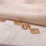 Ring, Edelstahl, vergoldet (750 Gold), Iva