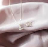 Disney Mickey Halskette, 375 Gold, Kristall