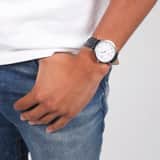 Q & Q Heren Horloge Zwart BL04J304Y