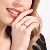 Bicolor-Ring, 585 Gold, mit Zirkonia